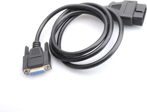 Vista 5 de Cable de datos de prueba de repuesto principal de 4.9 ft para escáneres de lanzamiento Creader CRP129 X431 CRP123 VII+VIII 8021 CR8021 OBD2 OBD-II