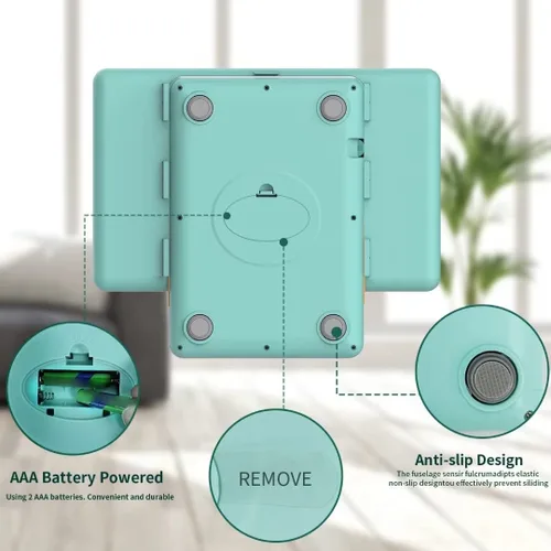 Vista 4 de Báscula digital para mascotas para animales pequeños, báscula de parto, mini báscula de equilibrio de peso de precisión de gramos, alta precisión ±
