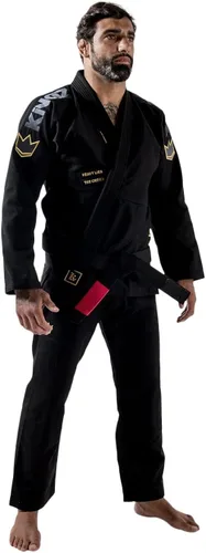Vista 7 de Kingz Brazilian Jiu Jitsu Gi Kimono ligero BJJ para hombre IBJJF Legal 450gsm Pearl Weave Pro Competition Comp 450 V6
