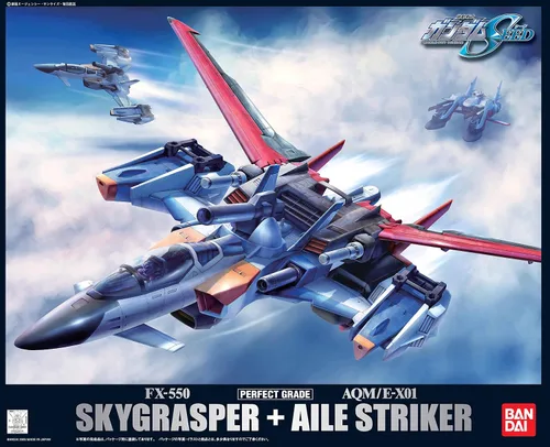 Vista 5 de Bandai Hobby Perfect Grade 1/60 Skygrasper Gundam Seed Figura de acción