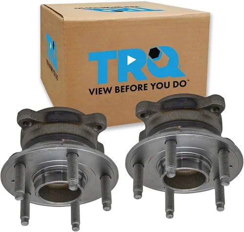 Vista 14 de TRQ Juego de 2 rodamientos de rueda delantera y conjunto de cubo compatible con Tesla 3 2020 Y 2018-2019 para Tesla 3 2020 Tesla Y AWD 2018-2019