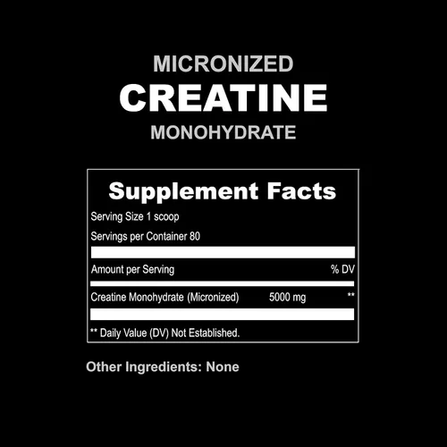 Vista 2 de UpNourish Monohidrato de creatina micronizada en polvo 14.11 oz – Vegano sin sabor para antes del entrenamiento, desarrollo muscular, suplemento