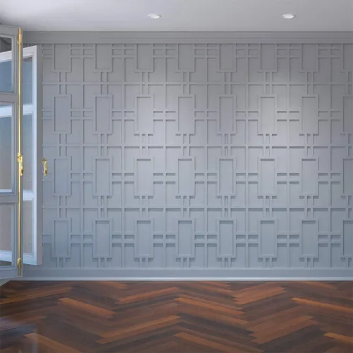 Vista 21 de 10 1/4"W X 15 3/8"H Medium Hastings Decorativos Paneles De Pared De Madera De Calado, Roble Rojo