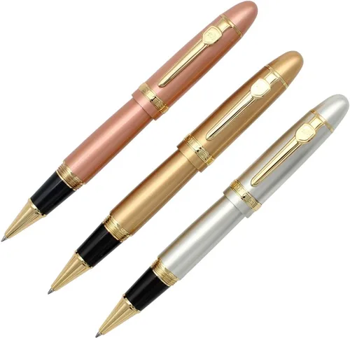Vista 9 de Jinhao 159 Bolígrafo Rollerball negro pesado Big Pen 3 piezas en 3