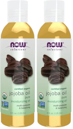 Vista 9 de Aceite de jojoba orgánico NOW, 4 oz