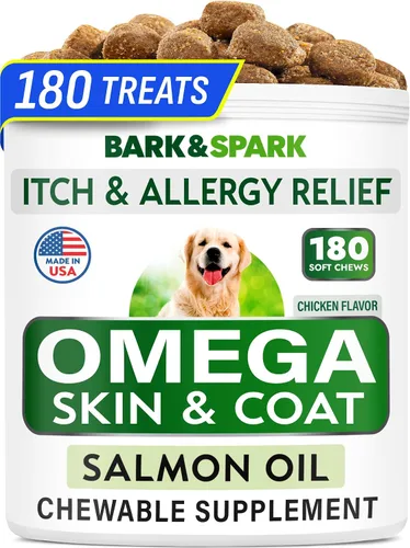 Vista 9 de Omega 3 + Aceite de pescado para perros - Apoyo para la piel y el pelaje