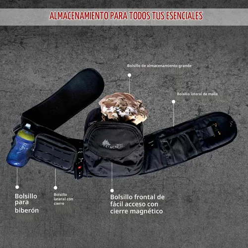 Vista 6 de Portabebés de cadera – Portabebés de cadera para niños pequeños con cintura ajustable, diseño ergonómico