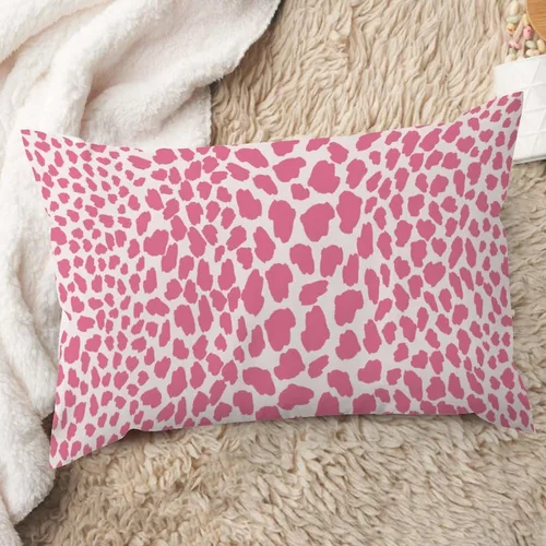 Vista 16 de ArogGeld Funda de almohada de lino azul con estampado de leopardo, diseño de vaca, diseño de animales de granja, color azul marino, guepardo
