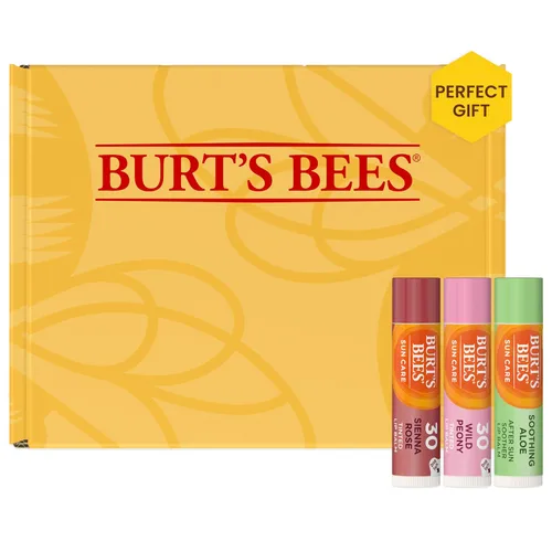 Vista 10 de Burt's Bees Bálsamo labial All Weather SPF 15, hidratante labial resistente al agua, sin tinte, tratamiento acondicionador natural, 2 tubos, 0.15