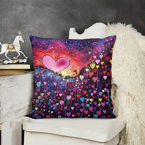 Vista 11 de Funda de almohada decorativa abstracta con textura de mármol naranja, rosa y verde, suave, doble cara, 12 x 12 pulgadas, con textura de mármol