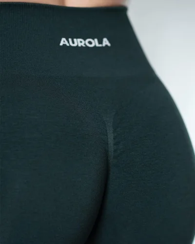Vista 8 de Aurola Intensify - Pantalones cortos de entrenamiento para mujer, sin costuras, para gimnasio, yoga, correr, deporte, ejercicio activo, fitness