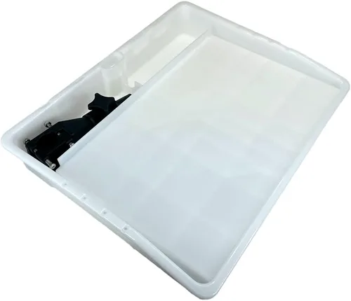 Vista 5 de Pactrade Marine Tabla de cortar de cebo para barco, mesa de filete de limpieza de peces ajustable con compartimentos, ranuras para cuchillos