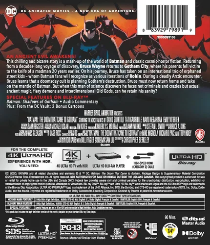 Vista 3 de Batman Doom That Came To Gotham (4K Ultra HD/Blu-ray)