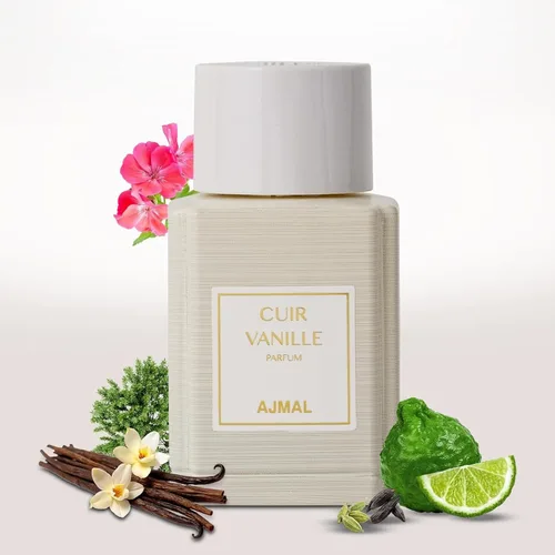 Vista 9 de Ajmal Oud Marquis Cuir Vanille Eau de Parfum para Hombre, 3.4 fl oz