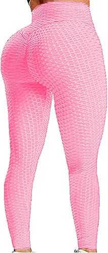 Vista 108 de SEASUM - Pantalones de yoga de cintura alta para mujer, con control de abdomen y realce de glúteos, leggings favorecedores para entrenar y correr