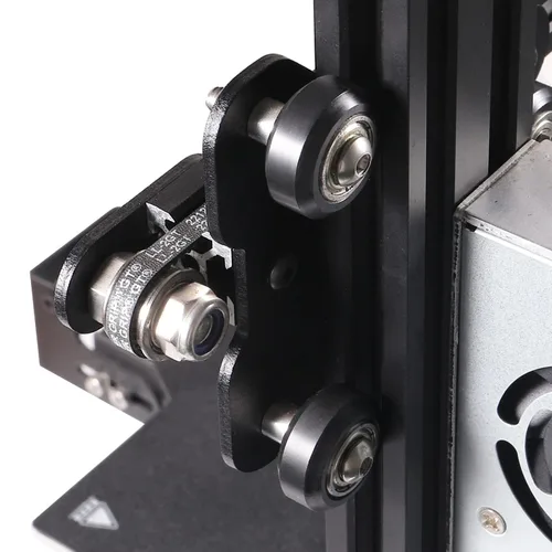 Vista 3 de 20 ruedas de impresora 3D de plástico, polea negra, rodamiento lineal, rueda redonda pasiva para Creality Ender 3, Ender 3 Pro, Ender 5, CR-10