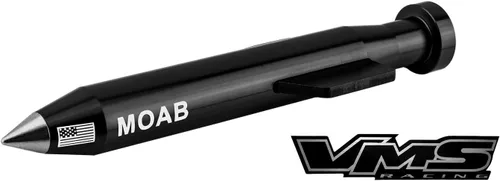 Vista 8 de VMS RACING Black Moab - Antena corta de aluminio mecanizada CNC de calibre pesado compatible con Ford Raptor F-150