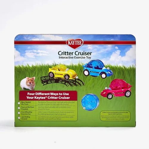 Vista 5 de Kaytee Critter Cruiser juguete para animales pequeños, los colores pueden variar.