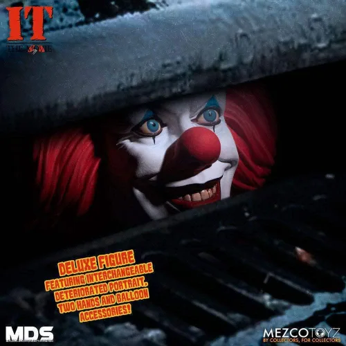 Vista 7 de Mezco toyz - Figurine It 1990 - Pennywise Deluxe 5.9 in - 0696198430264,43026