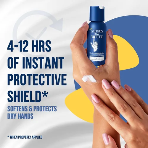 Vista 3 de Loción de Manos Gloves In A Bottle para Enfermeras – Mejor Crema de Manos de Viaje para Manos Secas y Agrietadas, Alivio del Eczema y Psoriasis