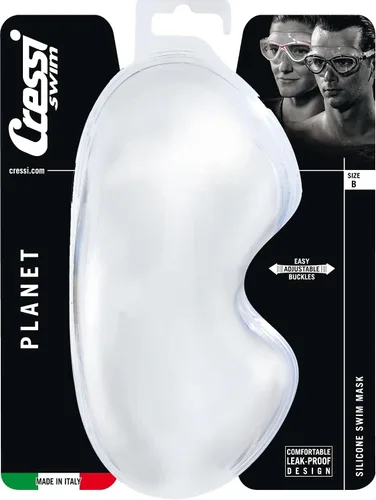 Vista 3 de Cressi Gafas de natación para adultos con tecnología antivaho de larga duración - Planet: fabricadas en Italia