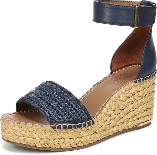 Vista 30 de Franco Sarto Sandalias de cuña Clemens Raffia para mujer Raffia Beige