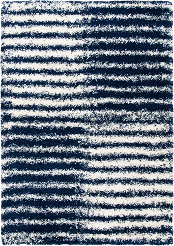 Vista 15 de SAFAVIEH Hudson Shag Collection - Alfombra para pasillo, 2 pies 3 pulgadas x 8 pies, color gris y marfil, diseño abstracto moderno, no desprende
