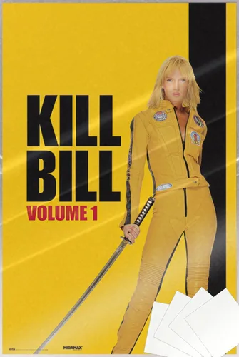 Vista 8 de POSTER STOP ONLINE Kill Bill Volume 1 - Póster de película (estilo regular, mamba negra y katana) (tamaño: 24 x 36 pulgadas) (póster laminado)