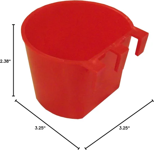 Vista 3 de 8 OZ Paloma Codorniz Paloma Pollo Conejo Alimentador de Pájaros Bebedor de Agua Taza Jaula de Alambre