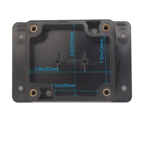 Vista 5 de Zulkit Caja de conexiones de plástico ABS a prueba de polvo, impermeable, IP65, cajas eléctricas universales, carcasa para proyectos con oreja fija