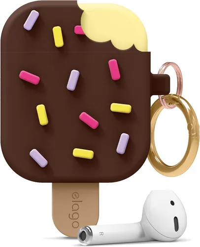 Vista 10 de Elago - Funda para AirPods con llavero para AirPods 2 y 1