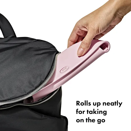 Vista 4 de OXO Tot Babero enrollable, paquete de 2, flor y anochecer