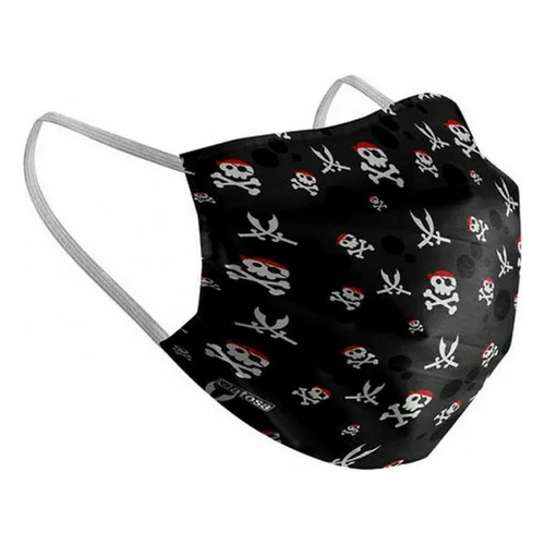 Vista 2 de Mascarilla Higiénica de Tela Reutilizable 6-9 años Pirata