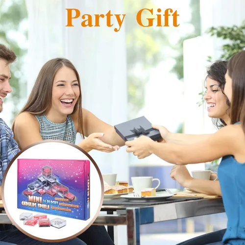 Vista 5 de Caja de rompecabezas Balance IQ Party Favor Games Cube Puzzle Stuffers, rompecabezas de calcetín de cerebro, rompecabezas de laberinto