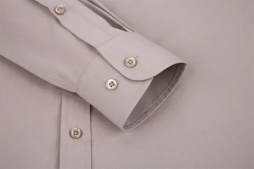 Vista 5 de corfty Camisas de vestir de manga larga para hombre, ajuste regular, camisa casual con botones y bolsillos