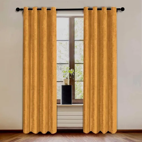 Vista 19 de KEMCO Panel de cortina opaca de felpilla de doble cara para sala de estar, dormitorio, dormitorio, sala de estar, oficina, con aislamiento térmico