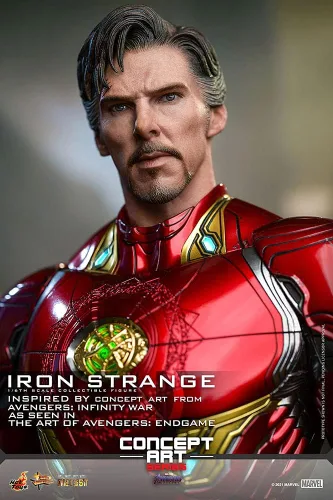 Vista 7 de Hot Toys 1:6 Iron Strange - El arte de los Vengadores: Endgame