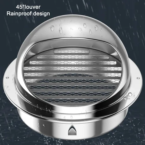 Vista 7 de Tapón de chimenea de acero inoxidable 304, protector de tubería para tubería, tapa de escape de lluvia, tapa de lluvia de chimenea, tapa