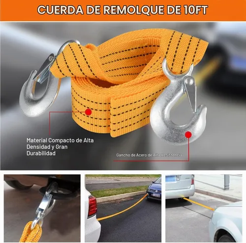 Vista 8 de THINKWORK - Kit de emergencia de coche para regalos de adolescentes y damas, kit de asistencia en carretera rosa con juego de herramientas