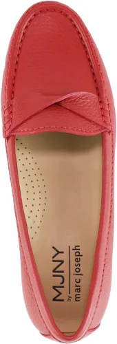 Vista 5 de Mocasines de cuero genuino para mujer, cómodos y casuales