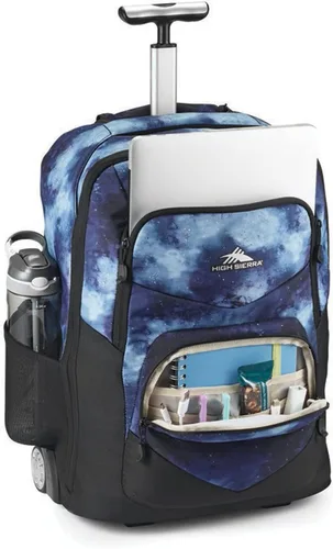 Vista 5 de High Sierra Freewheel Pro Mochila con ruedas, negro espacial, 21