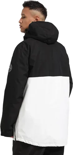 Vista 3 de GSOU SNOW Chaqueta de snowboard para hombre y mujer, chaqueta de esquí para hombre, snowboard, esquí, esquí, hombre, impermeable, cálida