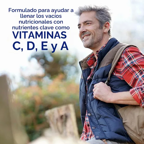 Vista 5 de Centrum MultiGummies de plata para hombres de 50 años, 140