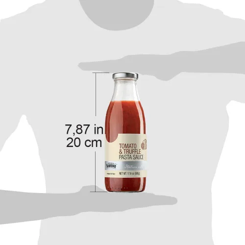 Vista 4 de Compagnia Sanremo Pasta Sauce Sanremo - Salsa italiana de pasta fresca de tomate y trufa, 100% ingredientes italianos frescos, sin OMG, 17.6 onzas