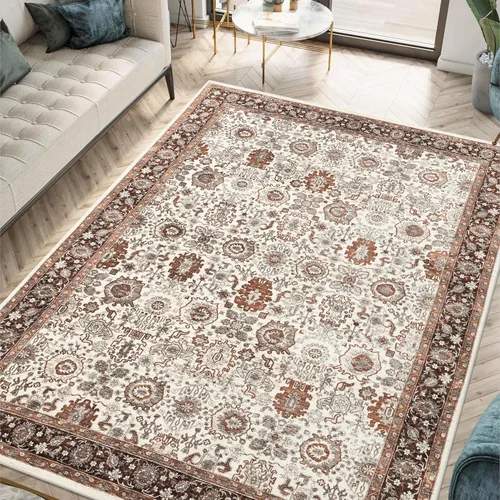 Vista 13 de Keen Home Design - Tapete lavable a máquina con respaldo antideslizante, para entrada, cocina, baño, lavandería, vintage de pelo orto y duradero