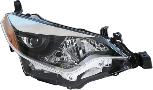 Vista 2 de munirater 8111002E60 - Lámpara de luz delantera derecha negra con repuesto integrado para Co-rolla 4 puertas Sedan 2014 2015 2016