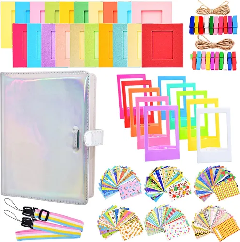 Vista 8 de Sunmns - Kit de accesorios para álbum Instax Mini, color negro