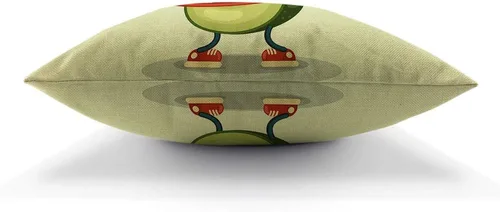 Vista 5 de AOYEGO Funda de almohada decorativa 12x20 pulgadas con diseño de aguacate haciendo ejercicio con aro hula hoop, fundas de almohada rectangulares