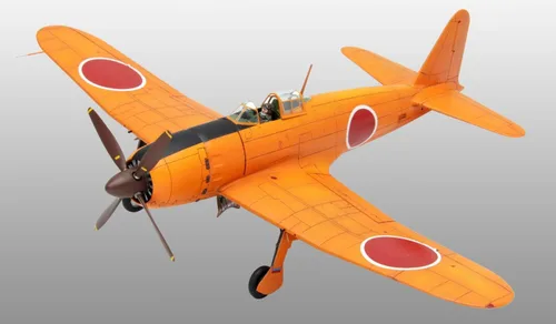 Vista 2 de Modelo plástico de recongelación de prueba de avión de combate de buque de la marina japonesa FB11 1/48 del molde fino
