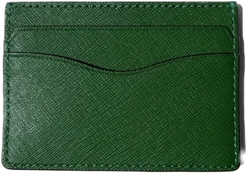Vista 2 de Tory Burch Emerson Slim Card Case 136101 Arugula Green 347, marino, Funda para tarjeta